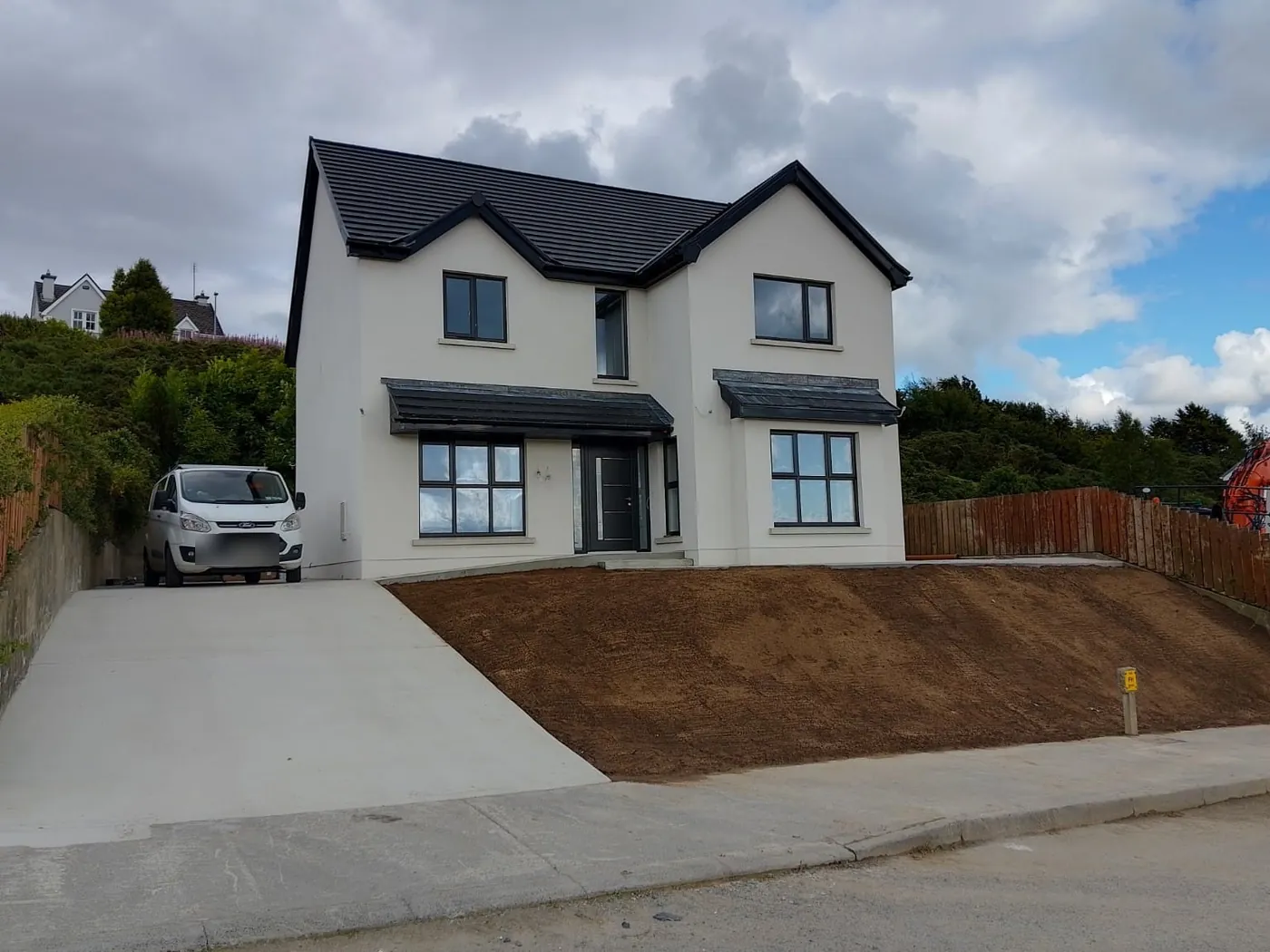 Detached two storey home in Letterkenny, finished after defective concrete block remediation